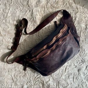 Free People x Campomaggi Brato Belt Bag in Moro EUC